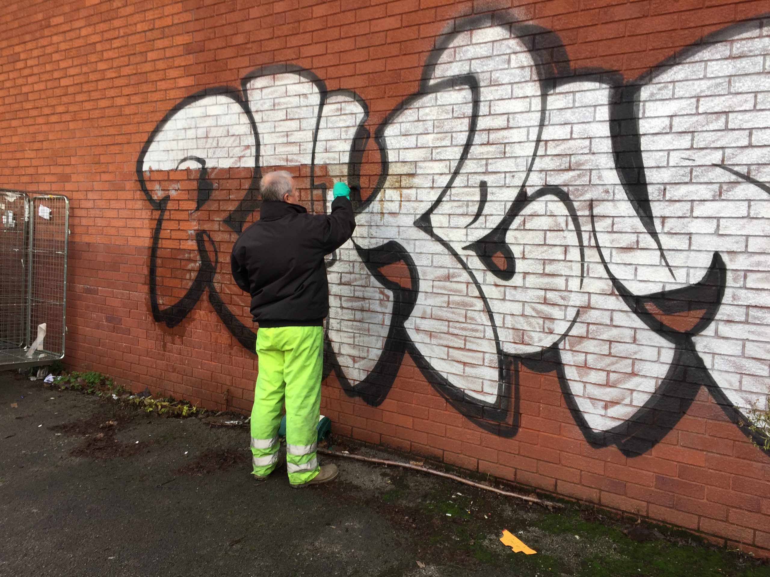 Graffiti Removal — example 4
